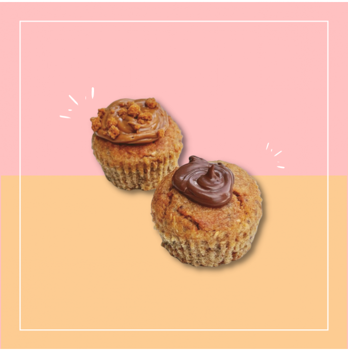 Nutella and Speculoos Muffins